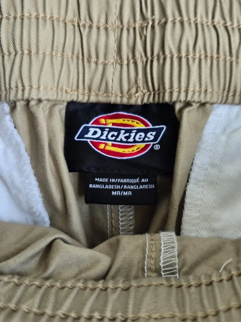 Dickies Womens Relaxed Fit Drawstring Cargo Pants Gorpcore Streetwear M Tan